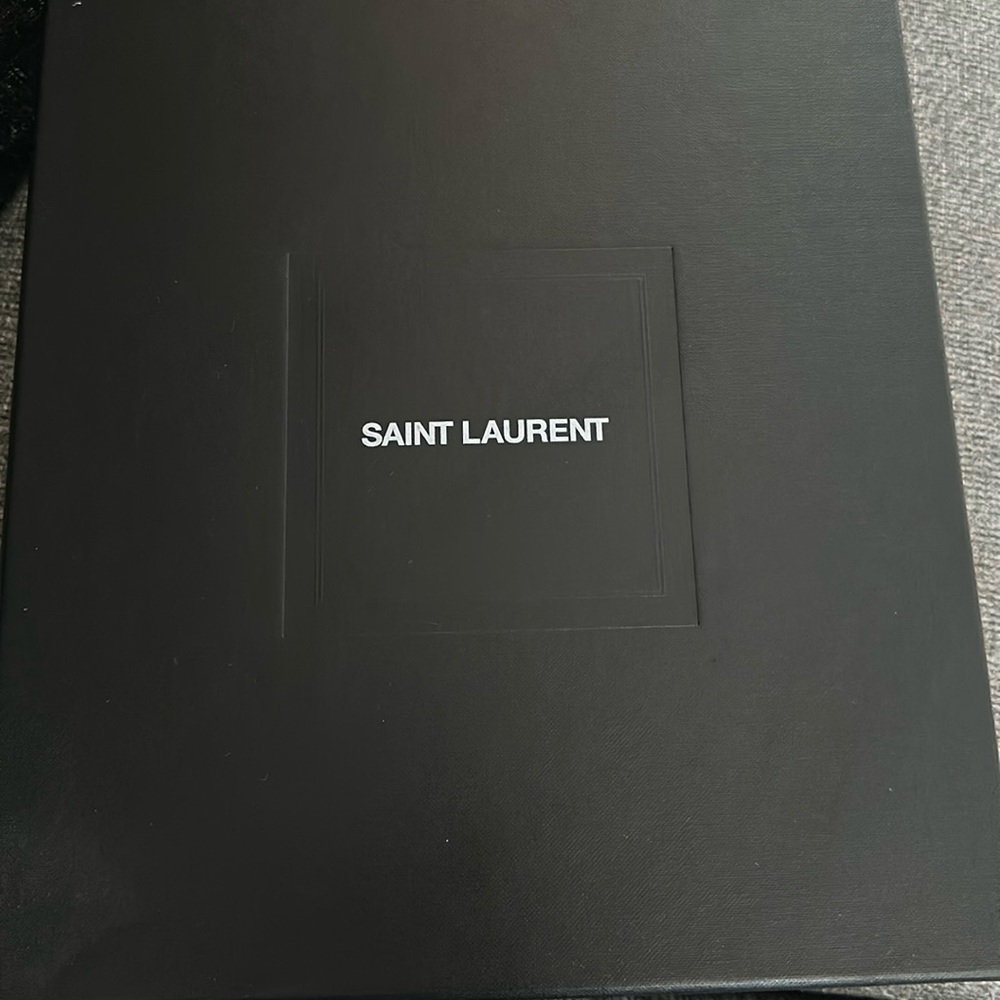 Saint Laurent Opyum Sandal in Smooth Leather